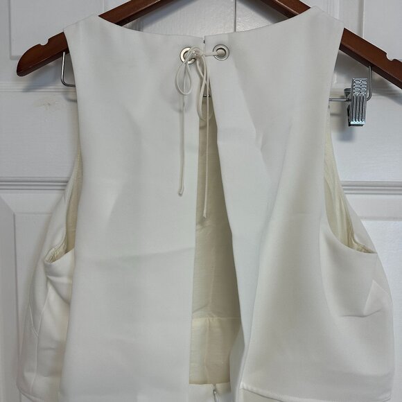 Rag and Bone Eliza Dress CHALK size LARGE - Picture 2 of 5